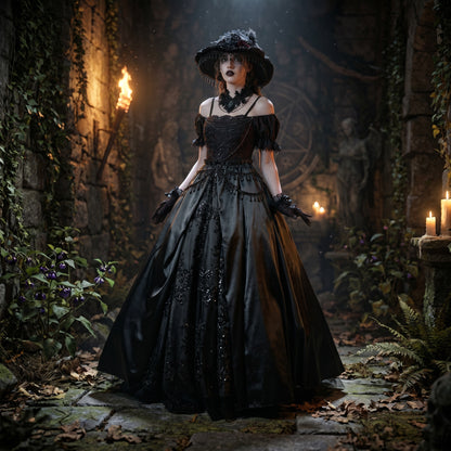 Sovereign of Ashes Gown - Obsidian Court