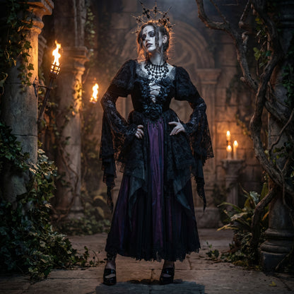 The Cathedral Relic Gown - Bloodroot