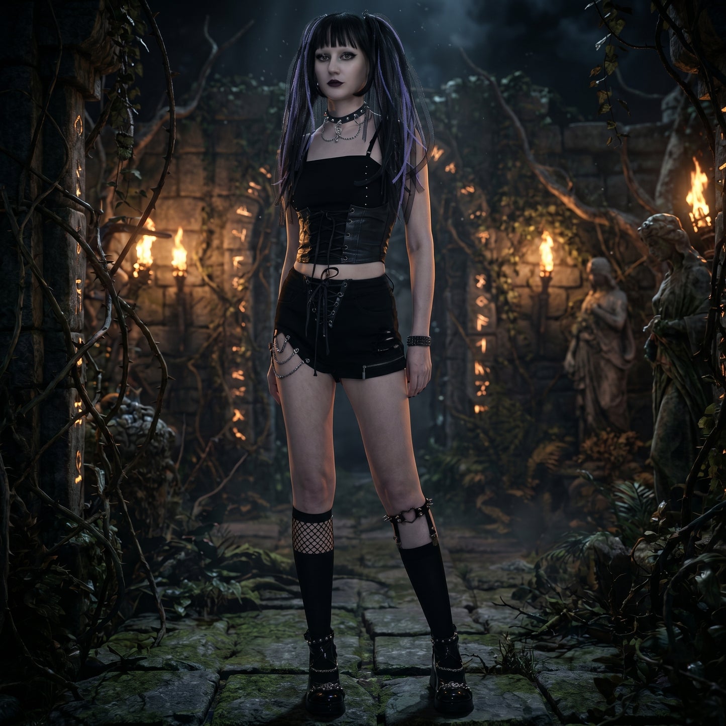 The Iron-Link Corset Shorts