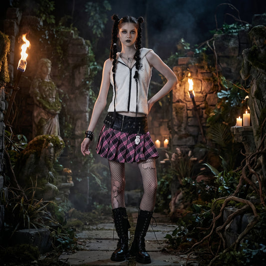 The Neon-Marrow Plaid Kilt