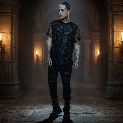 The Abyssal Lattice Shredded Tee