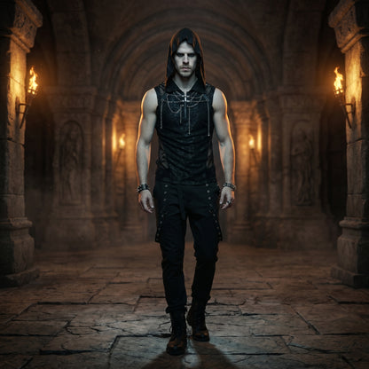 The Ossuary-Web Hooded Tank