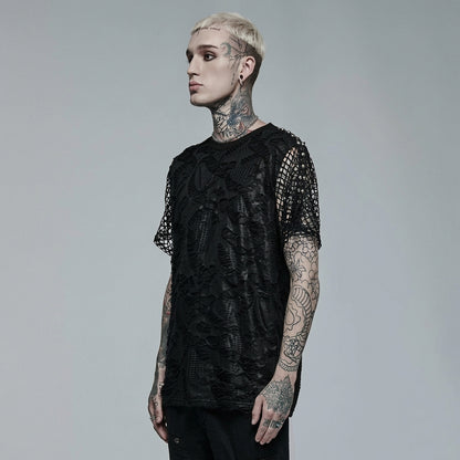 The Abyssal Lattice Shredded Tee