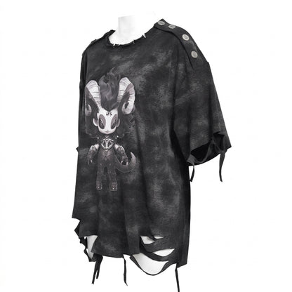 Das Baphomet-Chibi-Splice-T-Shirt