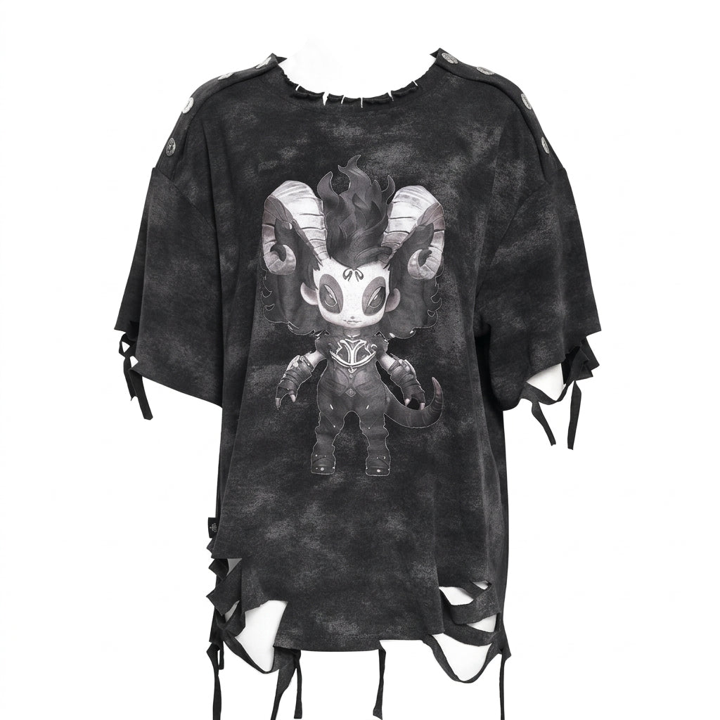 Das Baphomet-Chibi-Splice-T-Shirt
