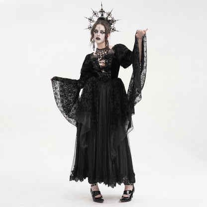 The Cathedral Relic Gown - Obsidian