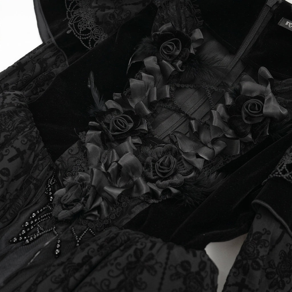 The Cathedral Relic Gown - Obsidian