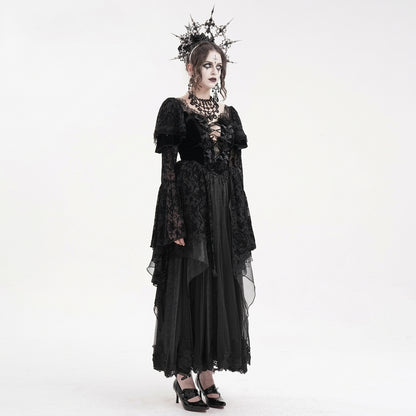 The Cathedral Relic Gown - Obsidian