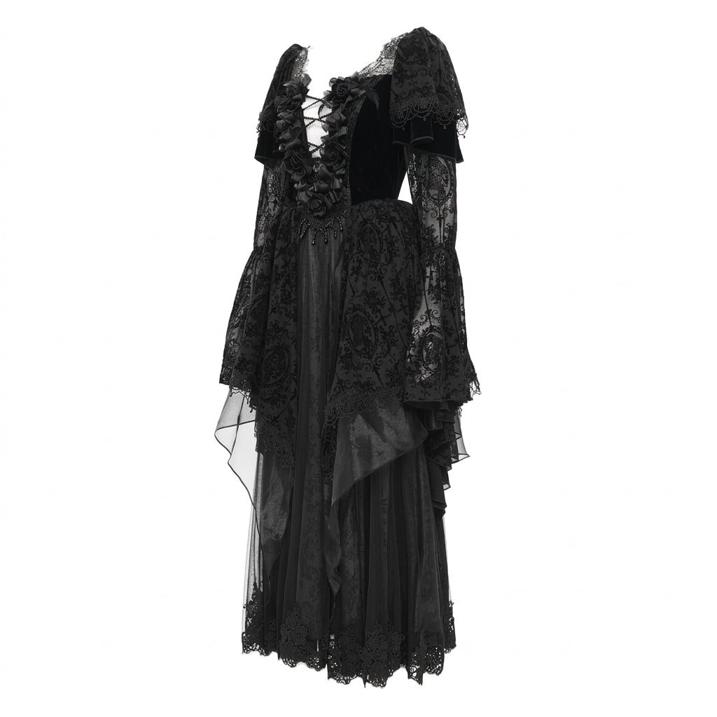 The Cathedral Relic Gown - Obsidian