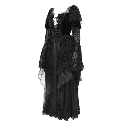 The Cathedral Relic Gown - Obsidian