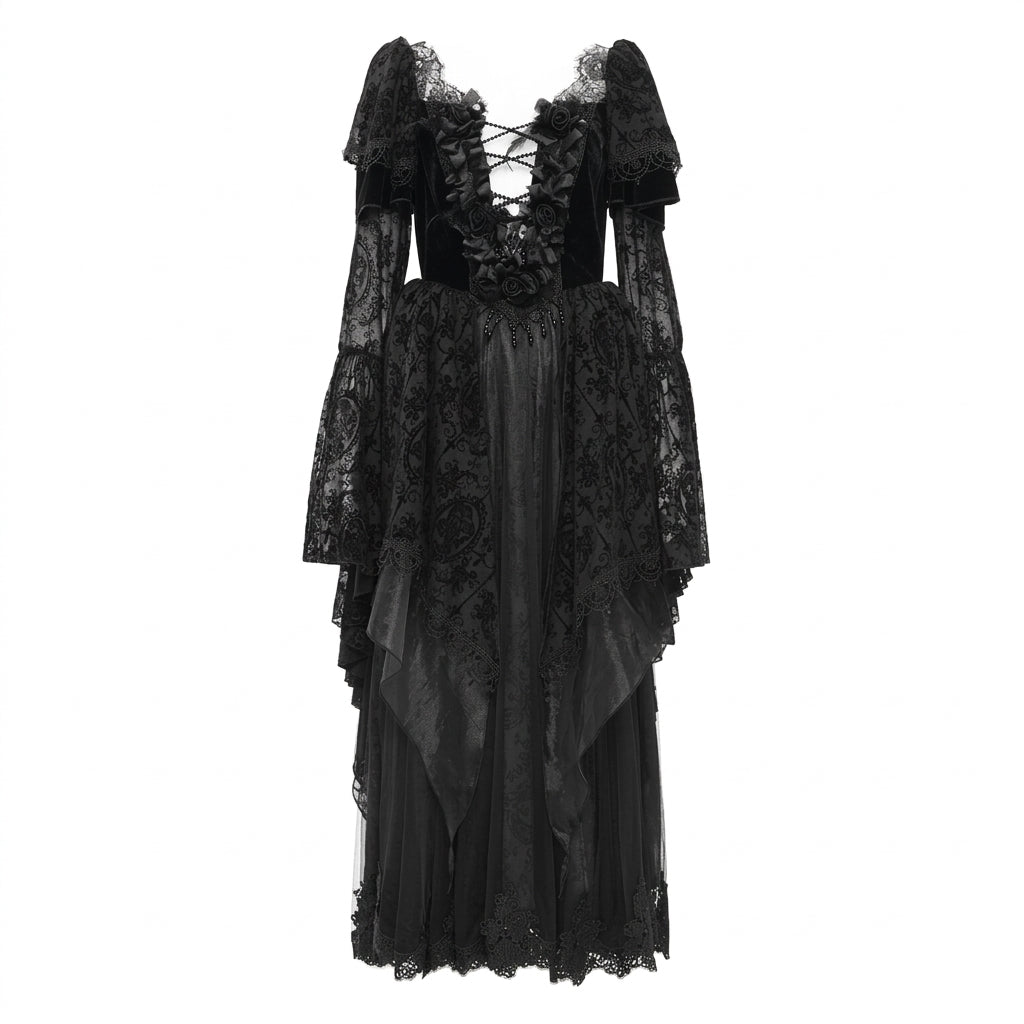 The Cathedral Relic Gown - Obsidian