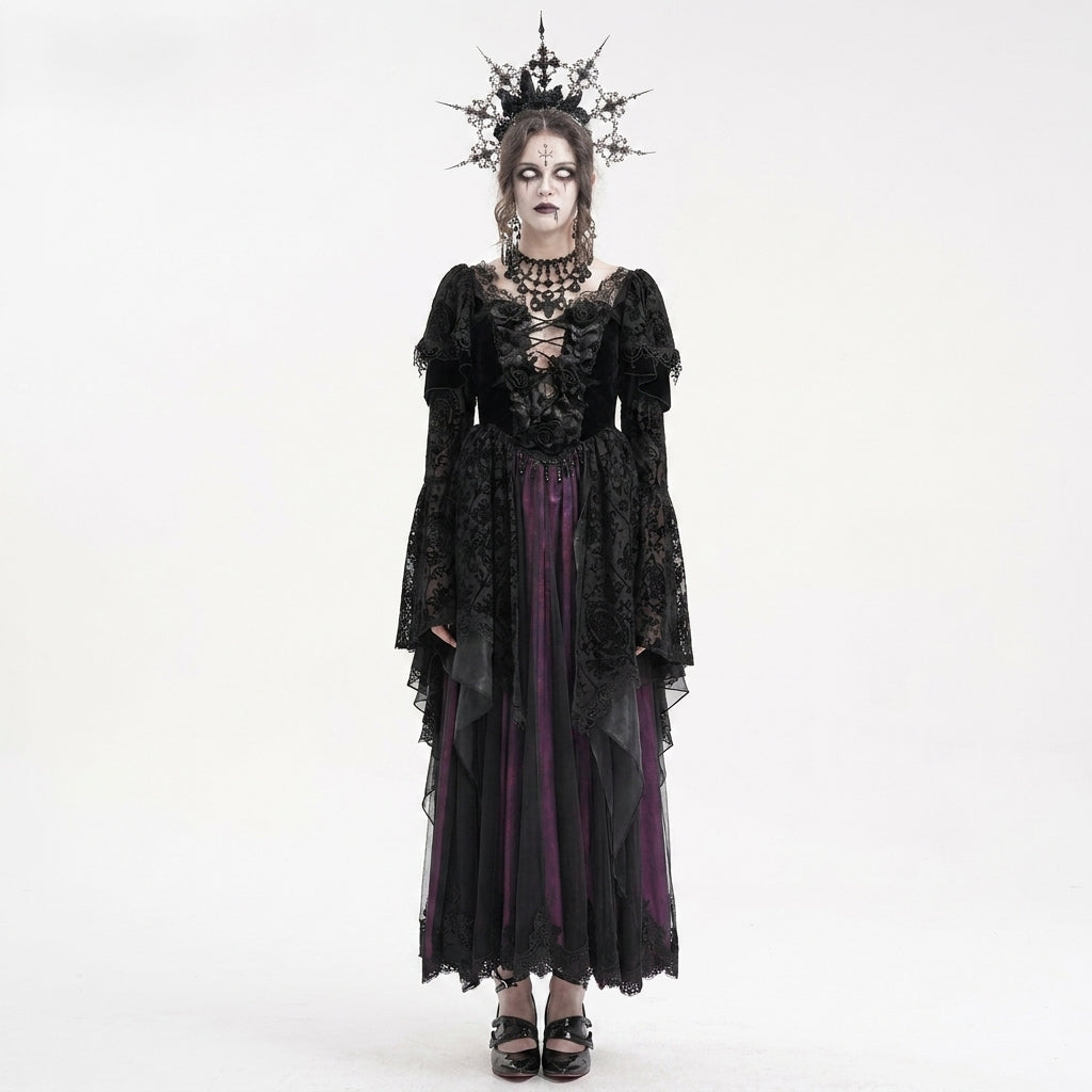 The Cathedral Relic Gown - Bloodroot
