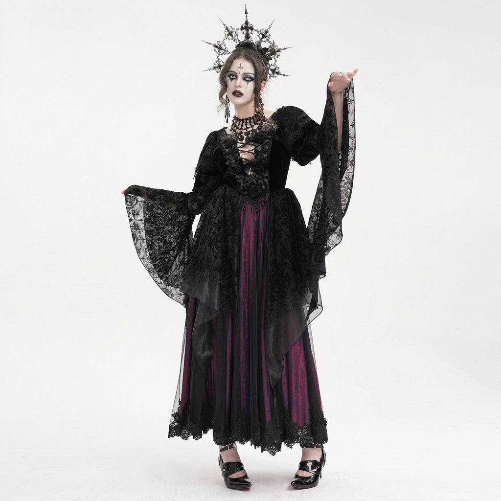 The Cathedral Relic Gown - Bloodroot