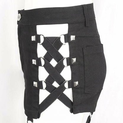 The Lattice-Garter Combat Shorts