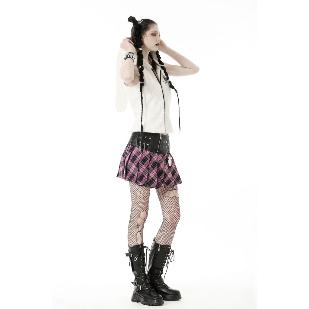 The Neon-Marrow Plaid Kilt
