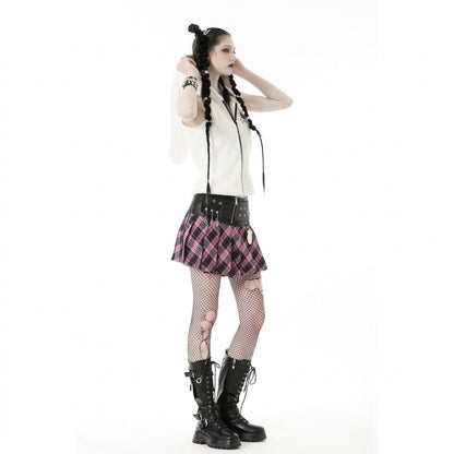 The Neon-Marrow Plaid Kilt