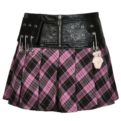 The Neon-Marrow Plaid Kilt