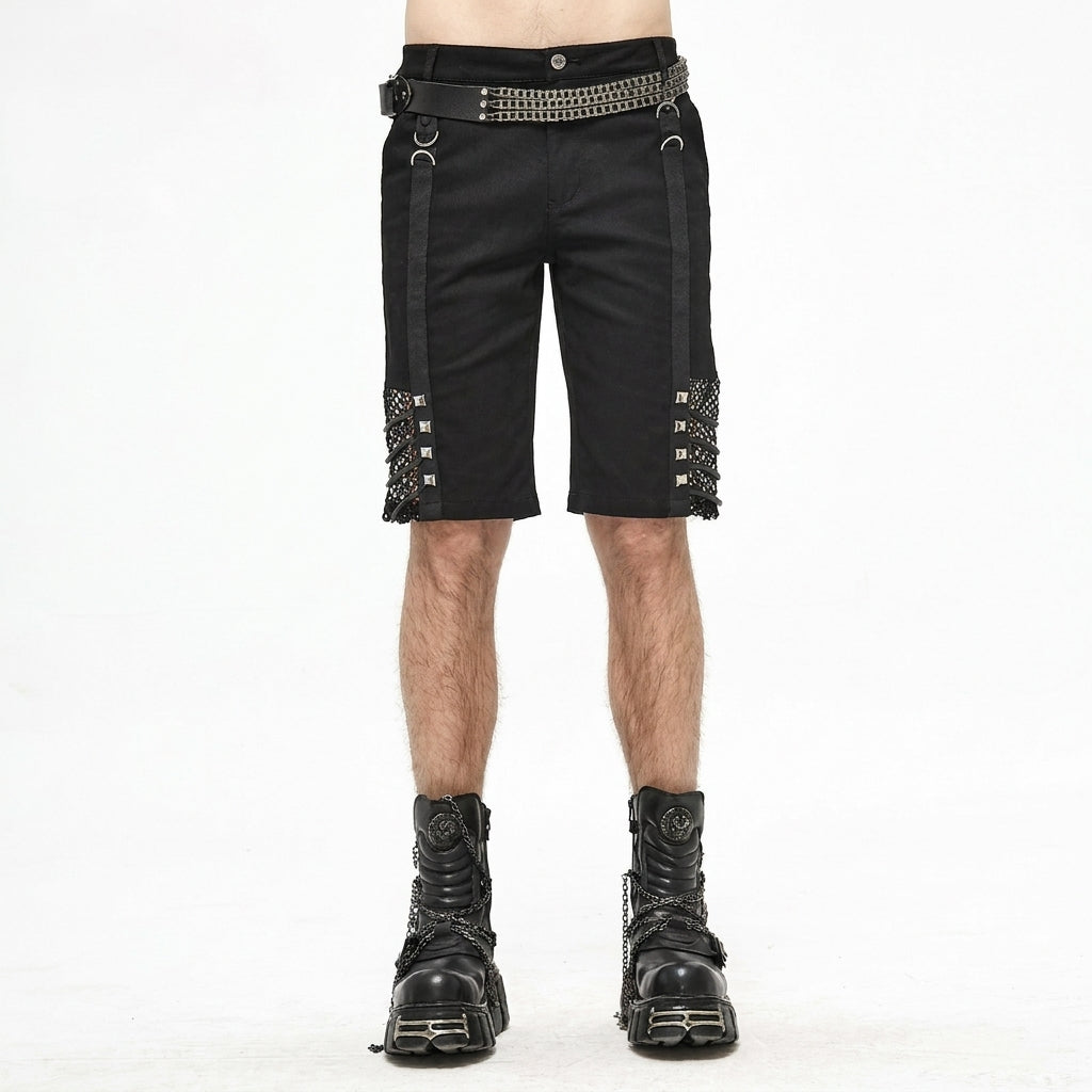 The Obsidian Mesh-Grate Shorts