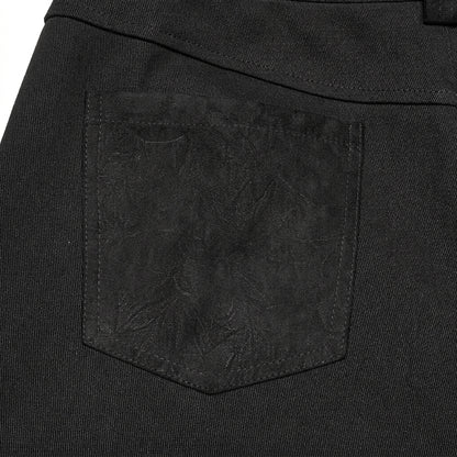 The Obsidian Pleat-Grate Cargo Shorts