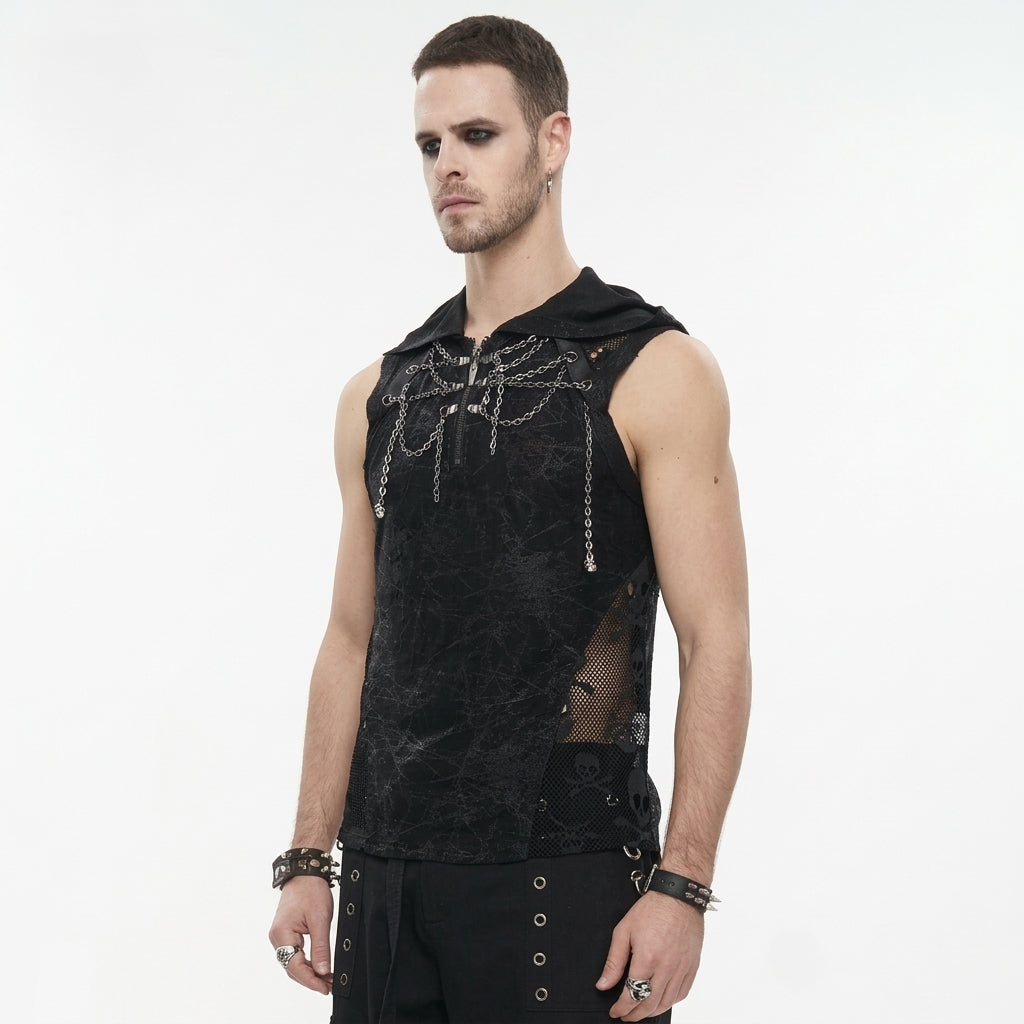 The Ossuary-Web Hooded Tank