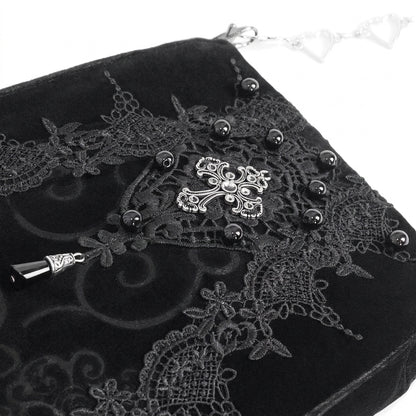 The Reliquary Heart-Link Satchel - Shadow-Stone