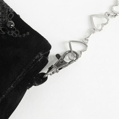 The Reliquary Heart-Link Satchel - Shadow-Stone