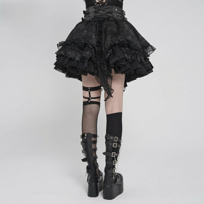 The Vesper-Bloom Tiered Skirt