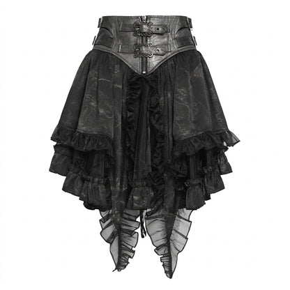 The Vesper-Bloom Tiered Skirt