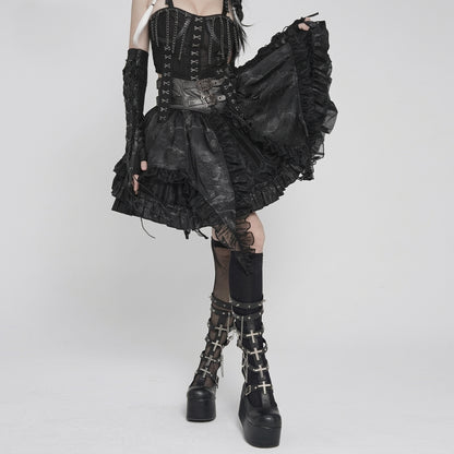 The Vesper-Bloom Tiered Skirt