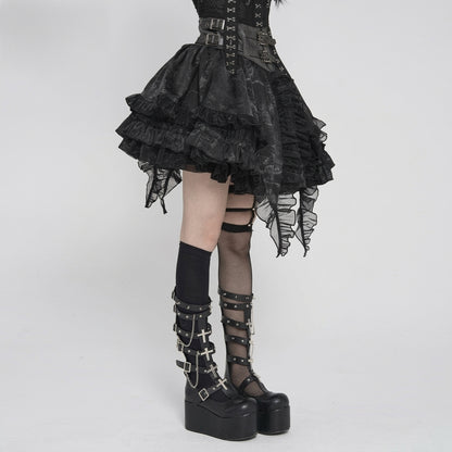 The Vesper-Bloom Tiered Skirt