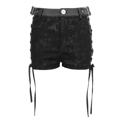 The Void-Bleed Strappy Shorts